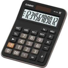 Casio MX-12B BK asztali számológép, 12 számjegyes, fekete