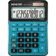 SENCOR SEC 372T/BU 12 számjegyes asztali számológép, kék