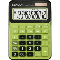 SENCOR SEC 372T/GN 12 számjegyű asztali számológép, zöld