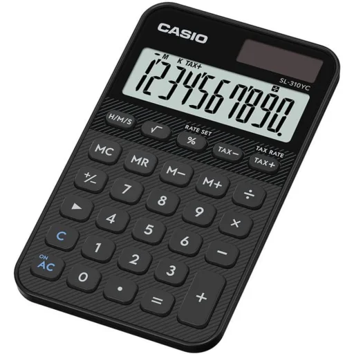 CASIO SL-310YC-BK zsebszámológép, fekete - 2