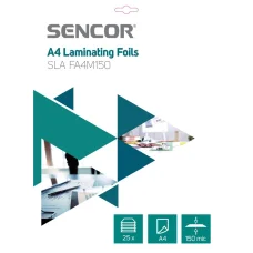 SENCOR SLA FA4M150 A4 lamináló fólia 2x75 mikron 25 db