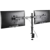 STELL SOS 1120 dual monitorasztal tartó 13–32", fekete thumbnail