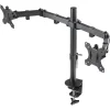 STELL SOS 1120 dual monitorasztal tartó 13–32", fekete thumbnail