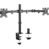 STELL SOS 1120 dual monitorasztal tartó 13–32", fekete thumbnail