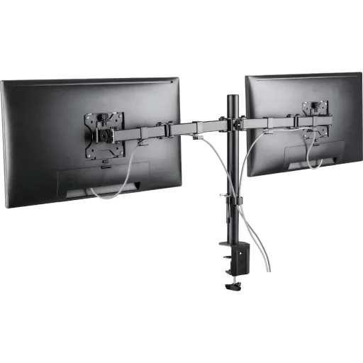 STELL SOS 1120 dual monitorasztal tartó 13–32", fekete - 17