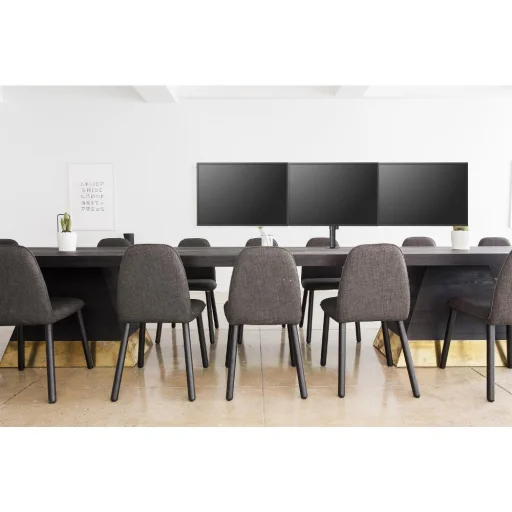 STELL SOS 1130 háromkaros monitorasztali tartó 13–27", fekete - 13