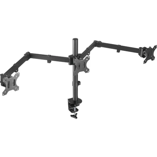 STELL SOS 1130 háromkaros monitorasztali tartó 13–27", fekete - 1