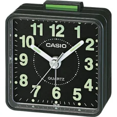 CASIO TQ-140-1EF analóg ébresztőóra fekete műanyag tokkal