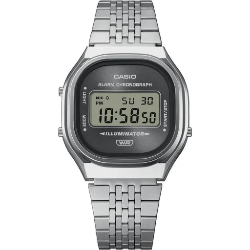 Casio A140WE-8AEF unisex digitális karóra 36,8 mm ezüst-szürke - 2