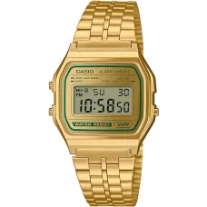 Casio A158WEGV-9AEF unisex digitális karóra 36,8 mm arany színben