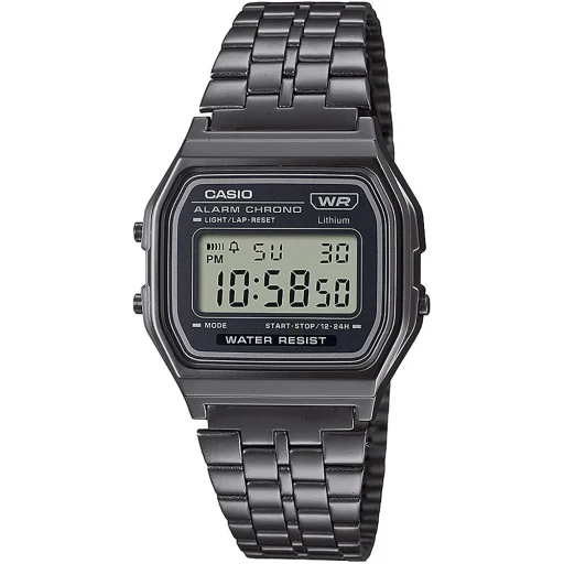 CASIO A158WETB-1AEF unisex digitális karóra 36,8 mm fekete - 1