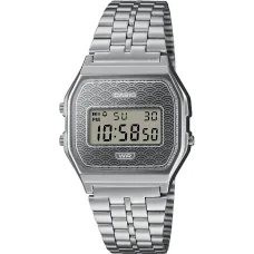 Casio A159WEVJ-7ER unisex digitális karóra, ezüst, 36,8 mm