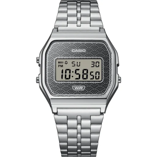 Casio A159WEVJ-7ER unisex digitális karóra, ezüst, 36,8 mm - 2
