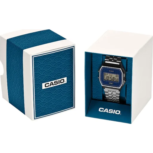 Casio A159WEVJ-7ER unisex digitális karóra, ezüst, 36,8 mm - 3