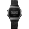 CASIO A168WEMB-1BEF unisex digitális karóra 38,6 mm szürke nemesacél csattal thumbnail