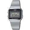 CASIO A700WE-1AEF unisex digitális karóra 37,4 mm ezüst nemesacél csattal thumbnail