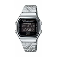 Casio ABL-100WE-1BEF unisex digitális karóra 37,9 mm ezüst-fekete, Bluetooth, lépésszámláló