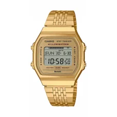 Casio ABL-100WEG-9AEF unisex digitális karóra, arany, Bluetooth lépésszámlálóval