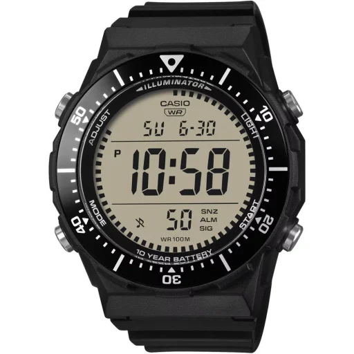 Pánske digitálne hodinky Casio AE-1700H-1AVEF 47,3 mm s čiernym plastovým remienkom - 1