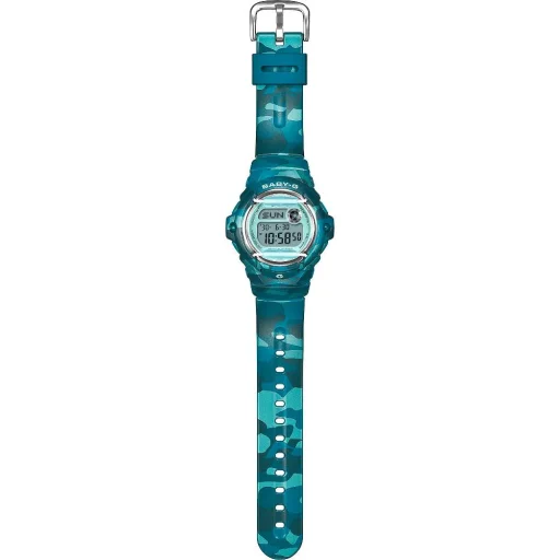Casio BG-169CM-2ER dámske digitálne hodinky 42,6 mm zelené plastové puzdro a remienok - 2