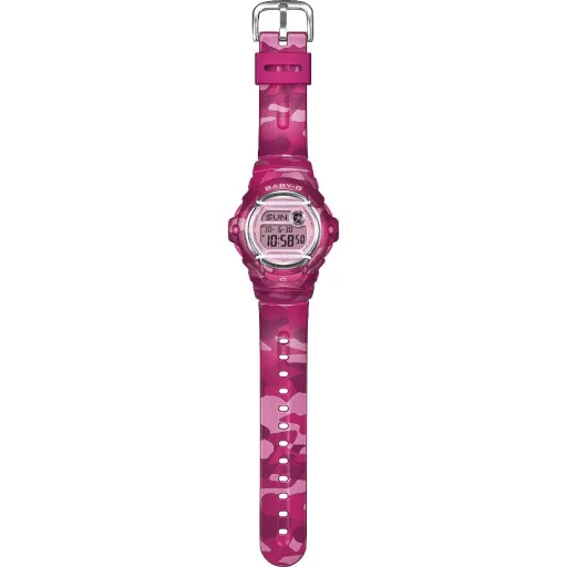Casio BG-169CM-4ER női digitális karóra 42,6 mm rózsaszín, Databank, 200 m vízálló - 2