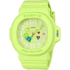 Casio BGA-10-3AER női karóra, 42,1 mm, zöld