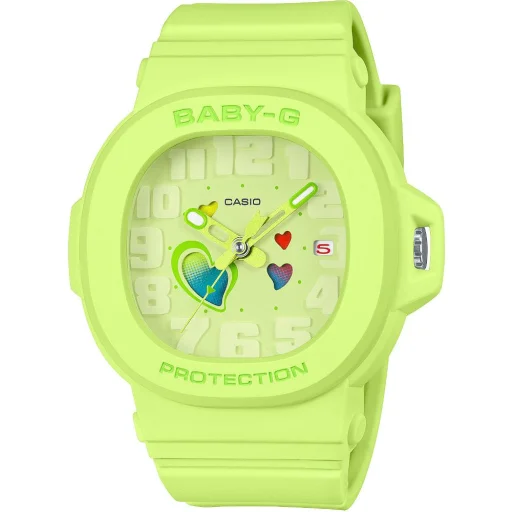 Casio BGA-10-3AER női karóra, 42,1 mm, zöld - 1