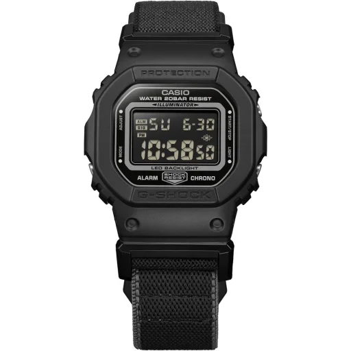 Casio G-Shock DW-5600MNC-1ER férfi digitális karóra fekete szövetszíjjal, 43 mm - 2