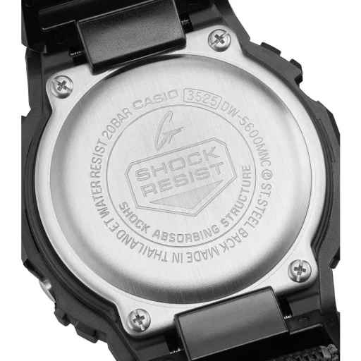Casio G-Shock DW-5600MNC-1ER férfi digitális karóra fekete szövetszíjjal, 43 mm - 9