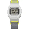 Casio G-Shock DW-5600MNC-7A8ER férfi digitális karóra 43 mm fehér tokkal és szürke szövetszíjjal thumbnail