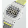 Casio G-Shock DW-5600MNC-7A8ER férfi digitális karóra 43 mm fehér tokkal és szürke szövetszíjjal thumbnail