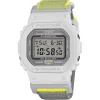 Casio G-Shock DW-5600MNC-7A8ER férfi digitális karóra 43 mm fehér tokkal és szürke szövetszíjjal thumbnail