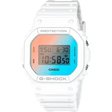 Casio DW-5600TL-7ER férfi digitális karóra, 43 mm, fehér