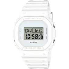 Casio G-Shock DW-5600WW-7ER férfi digitális karóra, 43 mm, fehér
