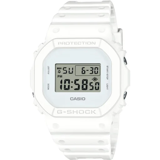 Casio G-Shock DW-5600WW-7ER férfi digitális karóra, 43 mm, fehér - 1
