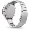 CASIO ECB-900DB-1AER férfi analóg-digitális napelemes karóra, 48 mm, ezüst nemesacél szíj, fekete számlap, Bluetooth thumbnail