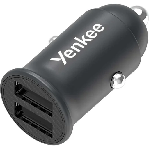 YENKEE YAC 2012 Mini dupla USB autós töltő 4 A fekete - 2
