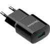 YENKEE YAC 2023BK QC 3.0 hálózati USB töltő 18 W fekete thumbnail