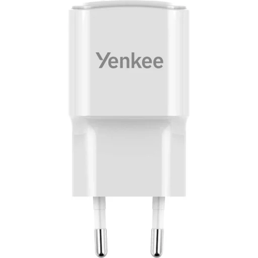YENKEE YAC 2023WH USB hálózati töltő Quick Charge 3.0, 18 W, fehér - 3