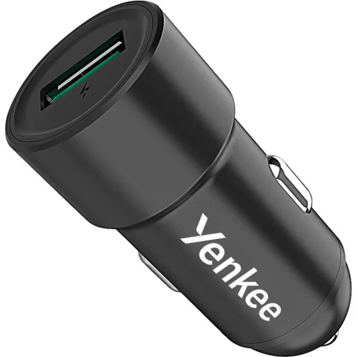 YENKEE YAC 2030 QC 3.0 USB autós töltő 18 W fekete - 1