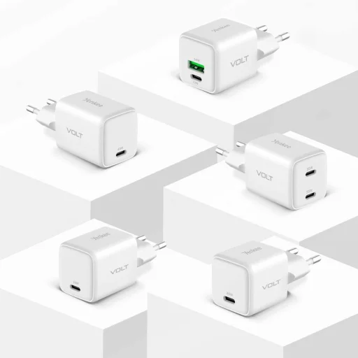Yenkee YAC G35 VOLT 35W GaN USB-C hálózati töltő, 2x USB-C - 10