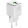YENKEE YAC G38 VOLT GaN hálózati gyorstöltő USB-A + USB-C, 20 W thumbnail