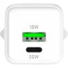 YENKEE YAC G38 VOLT GaN hálózati gyorstöltő USB-A + USB-C, 20 W thumbnail