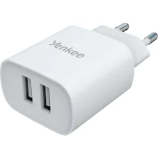 YENKEE YAC SE 224 hálózati USB töltő, 2× USB-A, 2,4 A, 12 W