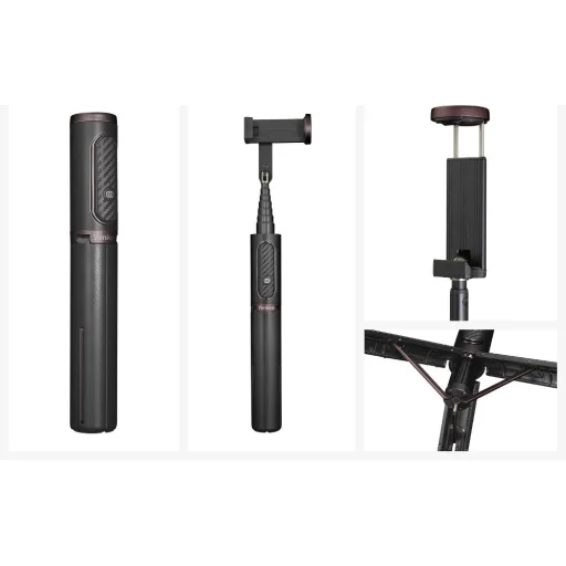YENKEE YSM 300 Bluetooth selfie bot és tripod állvány okostelefonhoz, 20–83 cm - 8