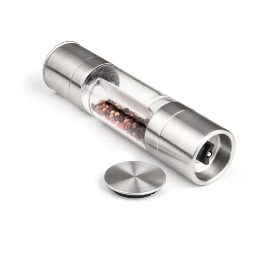 LAMART LT7014 TUBE 2 az 1-ben só- és borsőrlő, 2x100 ml, nemesacél/acril - 3