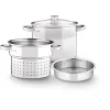 LAMART LT1067 PASTA rozsdamentes acél tésztafőző edény szűrőbetéttel 6 l, 22 cm thumbnail