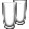 LAMART VASO LT9011 dupla falú latte pohárkészlet 380 ml, 2 db, átlátszó thumbnail