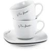 LAMART LT9016 DINE porcelán csészealj készlet 2 db, 190 ml, fehér thumbnail