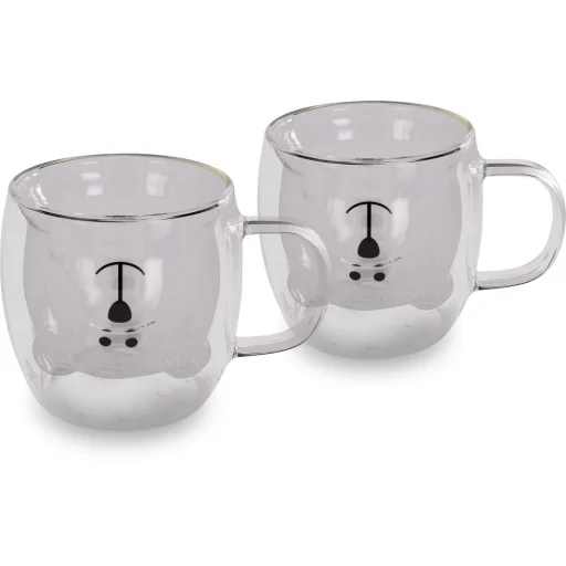 LAMART LT9125 Macis dupla falú boroszilikát üvegpohár szett 2 db 250 ml, átlátszó - 2